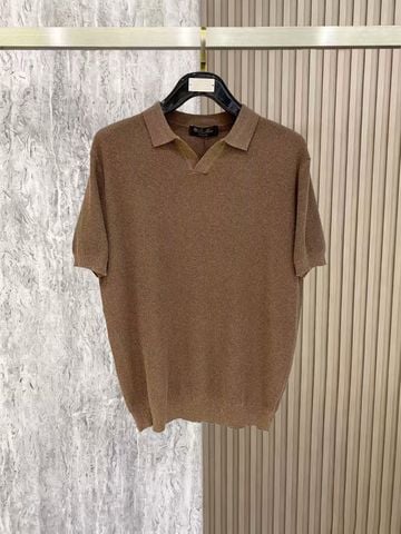 ÁO POLO NAM L P DỆT KIM CỔ MỞ FRONT V PHONG CÁCH TINH GIẢN SANG TRỌNG