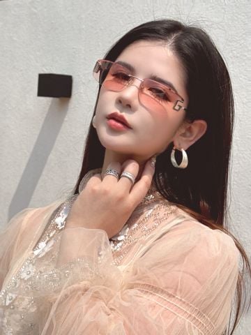 KÍNH MẮT NỮ DG* NEW 2025 – RIMLESS THANH MẢNH, LENS LOANG MÀU TÔN DA
