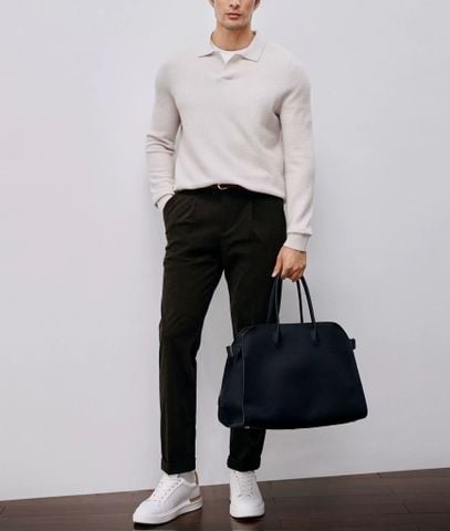 ÁO LEN POLO NAM WE* DỆT TỔ ONG Ý ẤM NHẸ