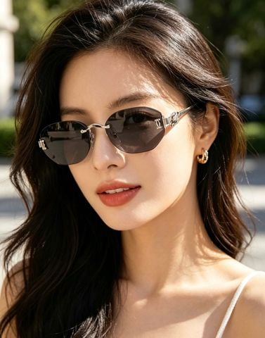 KÍNH MẮT NAM NỮ CT RIMLESS PANTHÈRE TRÒNG ĐEN GỌNG VÀNG SANG TRỌNG