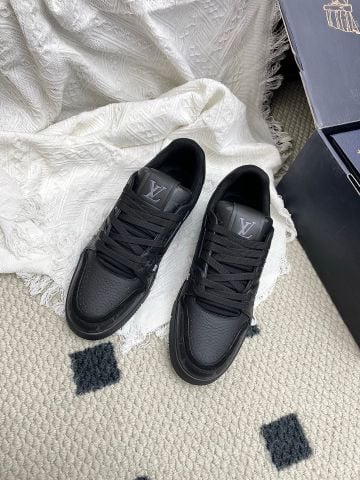GIÀY SNEAKER NAM NỮ L V DA BÒ PHỐI MONOGRAM CANVAS