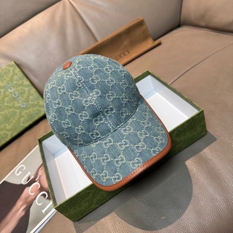 MŨ LƯỠI TRAI NAM NỮ GC HỌA TIẾT GG DENIM VIỀN DA TINH TẾ