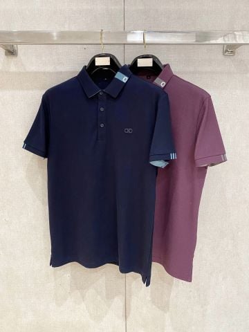 ÁO POLO NAM FGM* COTTON PIQUÉ MẮT LƯỚI 100%, LOGO NỔI TINH GỌN
