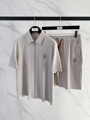 BỘ NAM BC KHÓA KÉO CỔ BẺ PHOM THƯ GIÃN CHẤT LIỆU GÂN NỔI CAO CẤP