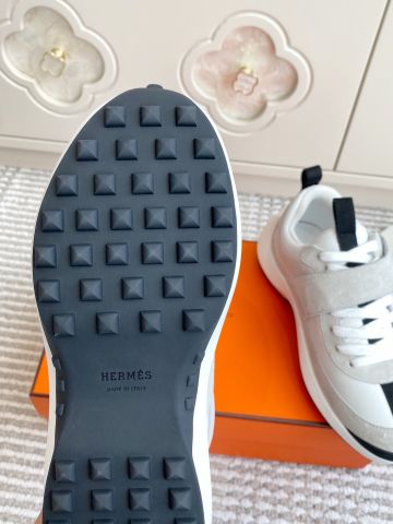 GIÀY THỂ THAO NAM NỮ HERM* LOOP SNEAKER PHỐI XANH TRẮNG