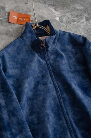 ÁO KHOÁC NAM LP* KENT JACKET MICRO-SUEDE – XANH NAVY