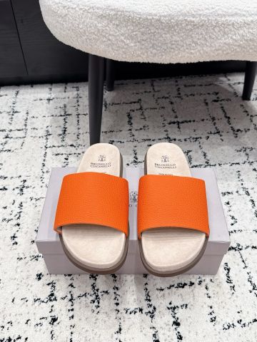 DÉP NAM SLIDE QUAI NGANG DA VÂN HẠT – LÓT ÊM MỊN – ĐẾ CAO SU FOAM NHẸ