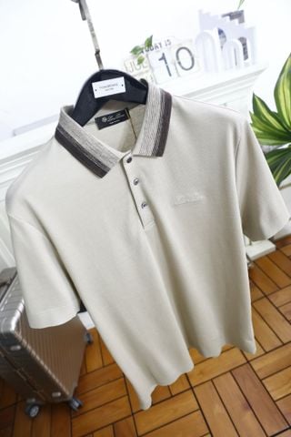 ÁO POLO NAM L.P CỔ PHỐI SỌC CHUYỂN SẮC – COTTON PIQUÉ