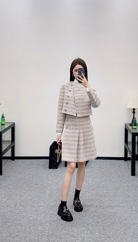 SET ÁO KHOÁC & CHÂN VÁY NỮ LP TWEED DỆT THÔ 2025