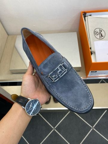 Giày nam Loafer Herme*  SUEDE LOAFER – giày nam TINH TẾ