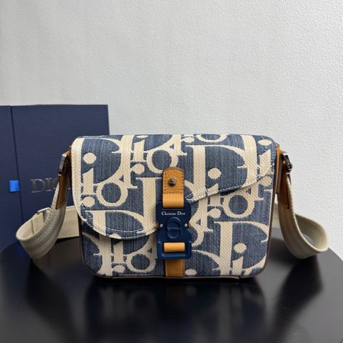 TÚI XÁCH UNISEX DI* OBLIQUE GRAVITY – KHÓA NHÔM XANH NAVY