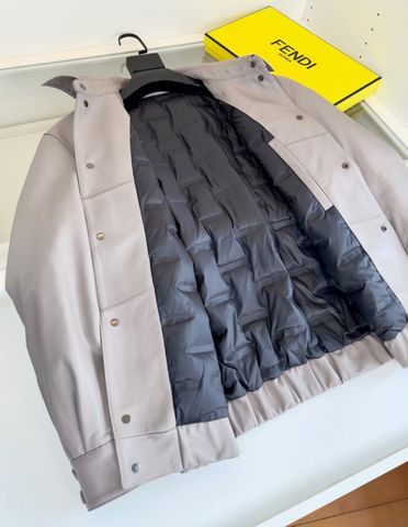 ÁO KHOÁC DA LÓT LÔNG VŨ NAM FD CỔ BẺ KINH ĐIỂN