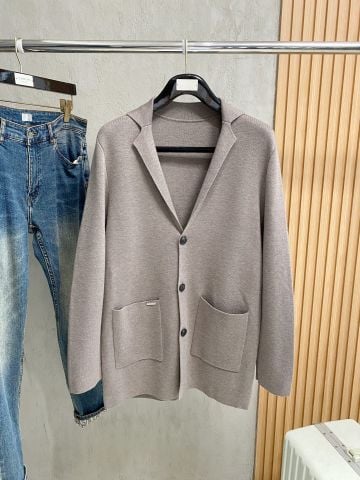 ÁO KHOÁC LEN NAM LP DÁNG CỔ BẺ PHOM BLAZER – THÊU ĐIỂM SANG,