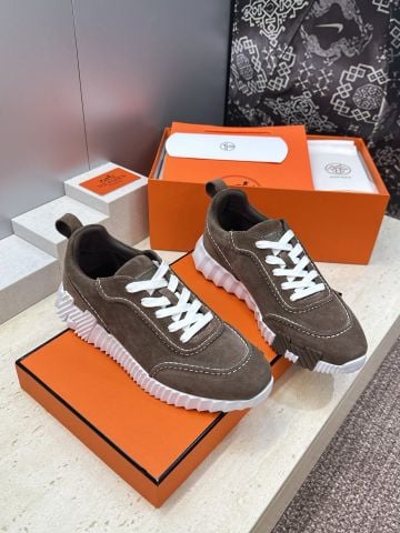 GIÀY SNEAKER NAM H M BOUNCING DA BÊ PHỐI SUEDE, ĐẾ TPU TẠO KHỐI