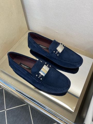 GIÀY DRIVER NAM D G PHOM MOCCASIN DA BÊ LỲ – HARDWARE KIM LOẠI SẮC NÉT
