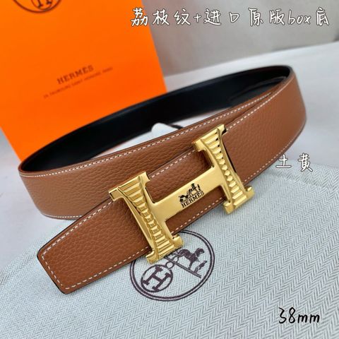 THẮT LƯNG NAM H M KHÓA H CHẠM VÂN HAI MẶT DA 38MM