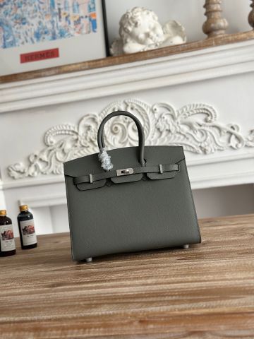 TÚI XÁCH NỮ  BIRKIN EPSOM 25 TRẮNG SỮA KHÓA