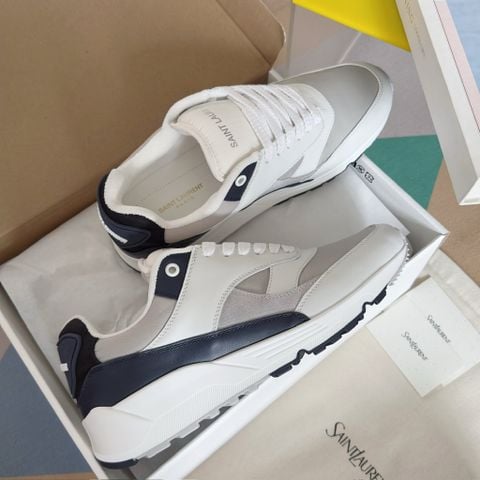 GIÀY NAM SNEAKER YSL* BUMP TRẮNG PHỐI NAVY ĐẾ CAO 4CM