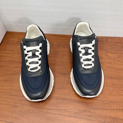 GIÀY THỂ THAO NAM GIVENCH*  SNEAKER PHỐI VẢI TRẦN Ô, ĐẾ AIR TRONG SUỐT