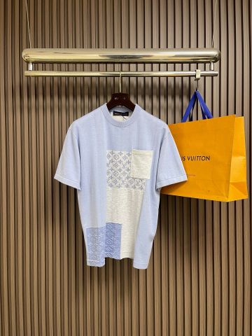 BỘ NAM L V MONOGRAM INTARSIA KNIT CO-ORD SET ÁO SHORT