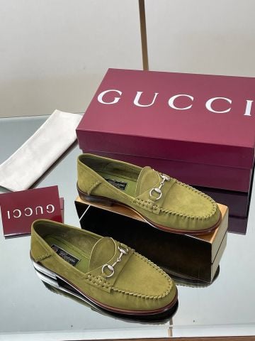 GIÀY LƯỜI NỮ GUCC* DA LỘN MỀM MẠI KHÓA NGỰA CỔ ĐIỂN
