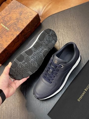 GIÀY SNEAKER NAM SR DA BÒ NGUYÊN TẤM PHOM TỐI GIẢN SANG TRỌNG