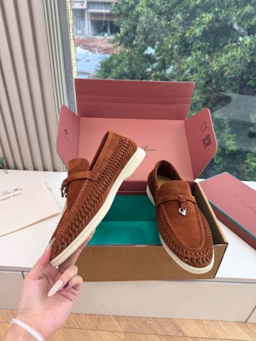 GIÀY LOAFER NAM NỮ L P SUMMER CHARMS WALK DA HƯƠU ĐAN VIỀN TINH XẢO