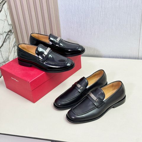 GIÀY NAM LOAFER FERRAG* GANCINI KIM LOẠI – DA BÒ, PHONG THÁI THANH LỊCH