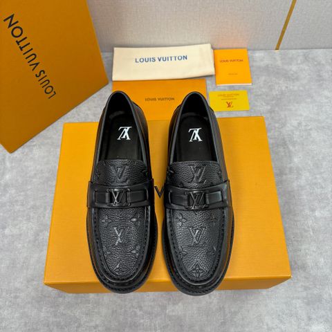 GIÀY LOAFER NAM LV* DAMIER DENIM – QUAI KHOÁ SIGNATURE