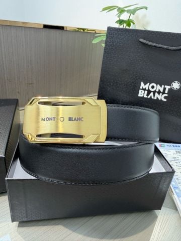 THẮT LƯNG NAM M B KHÓA TỰ ĐỘNG HÌNH HỌC, DA BÊ BẢN 34MM