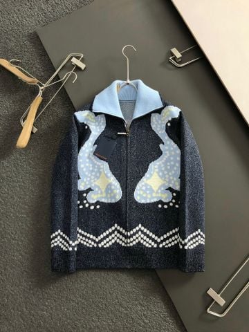 ÁO LEN NAM CARDIGAN DỆT KIM JACQUARD