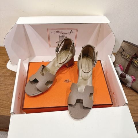SANDAL NỮ Herme*s ÉCLAIR nhiều màu hàng cao cấp