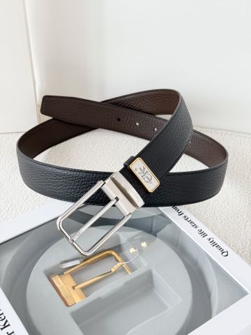 THẮT LƯNG NAM CKK BẢN 3.5CM – HAI MẶT ĐEN/NÂU