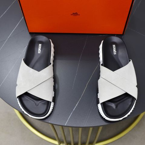 Dép nam Herme* Sandal Da Bò Cao Cấp