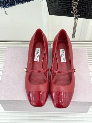 GIÀY NỮ JC* MARY JANE NGỌC TRAI – GÓT VUÔNG 4.5CM