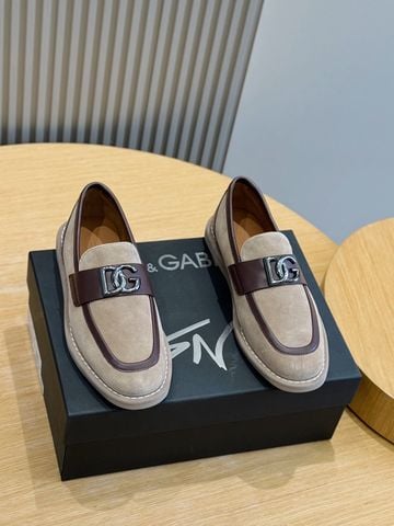 GIÀY MOCCASSIN NAM DG NEW FLORIO DA LỘN MỀM PHỐI VIỀN DA SANG TRỌNG