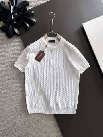 ÁO POLO NAM LP DỆT KIM COTTON COMBED HỌA TIẾT ZIGZAG HALF-ZIP