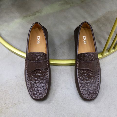 GIÀY MOCCASIN NAM DA BÊ DẬP HỌA TIẾT OBLIQUE – PHOM DRIVER LỊCH LÃM, LÓT DA BÊ MỊN