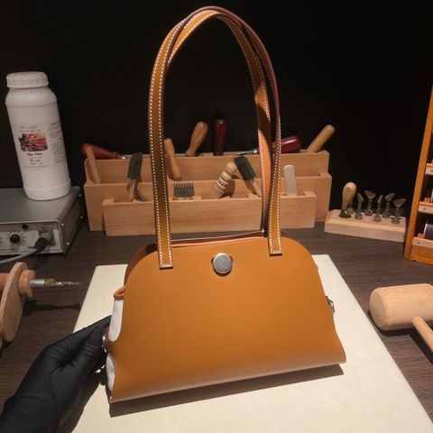 TÚI XÁCH NỮ HERM TABLIER SELLIER 26CM DA HUNTER GOLD