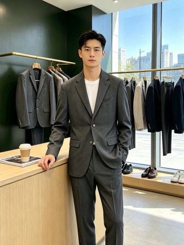 BỘ SUIT NAM V S PHOM TAILORED SINGLE-BREASTED, KHÁC BIỆT Ở TỪNG CHI TIẾT HOÀN THIỆN
