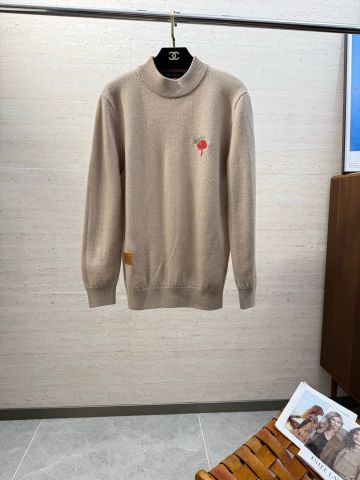 ÁO LEN NAM GC THÊU HOA HỒNG SIGNATURE, DỆT MỊN ÊM TAY