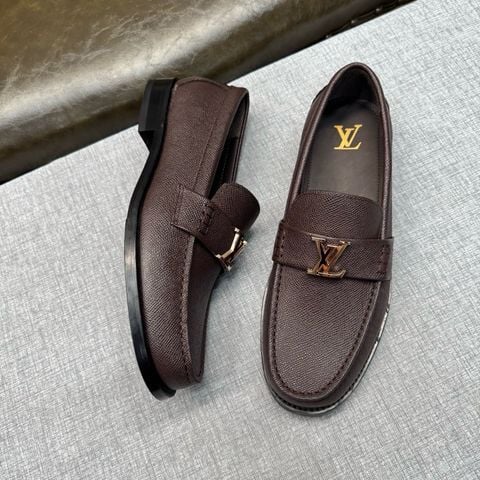 GIÀY NAM LOAFER L V VÂN CROSS-GRAIN CAO CẤP – PHOM LỊCH LÃM