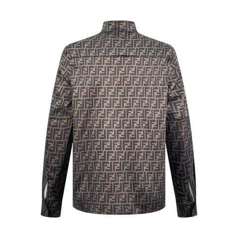 SƠ MI NAM NỮ F E N D I FF SILK JACQUARD – LỤA TƠ TẰM CAO CẤP