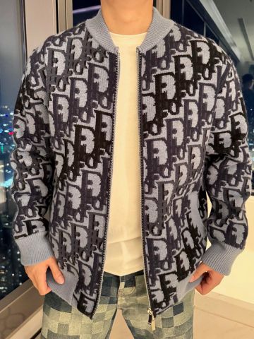 ÁO KHOÁC UNISEX DIO JACQUARD OBLIQUE TOÀN THÂN