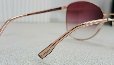 KÍNH NỮ LAC* TRÒN OMBRÉ HỒNG 2025 – GỌNG KIM LOẠI ROSE GOLD THANH LỊCH