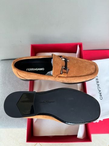 GIÀY LOAFER NAM F G GANCINI BIT SUEDE DA BÊ MỊN, PHOM SLIP-ON TRẺ TRUNG LỊCH LÃM
