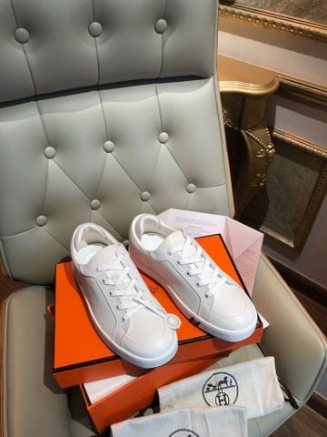 GIÀY THỂ THAO NAM NỮ HERM* KID SNEAKER TRẮNG CAO CẤP