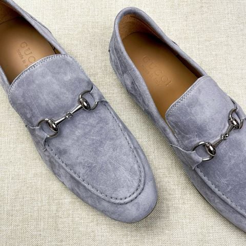 GIÀY NAM LOAFER GUCC* DA LỘN KHÓA KIM LOẠI LIMITED EDITION