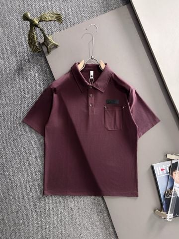 ÁO POLO NAM D I O R PHOM RELAXED – COTTON COMBED DỆT ĐẦM