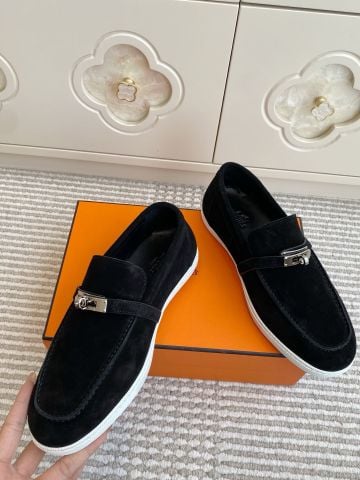 GIÀY SLIP ON NAM NỮ H KELLY KHÓA KIM LOẠI DÁNG LOAFER